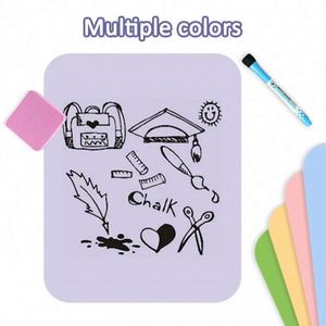 Small Magnetic <b>Desk</b> Board Colored Framed Double Sided Whiteboard for Children <b>Drawing</b> - Product Image 2