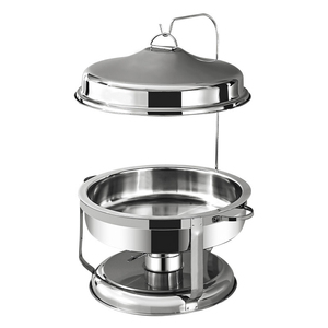Plat de service chauffant en acier inoxydable 6L pour buffet, ensemble chauffe-plat pour buffet - Product Image 1