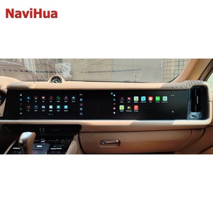 Navihua Dual Android Radio Screen for Porsche Cayenne 2010-2016 Upgrade Car Navigation Apple Carplay Android <b>Auto</b> 4G WIFI Video - Product Image 2