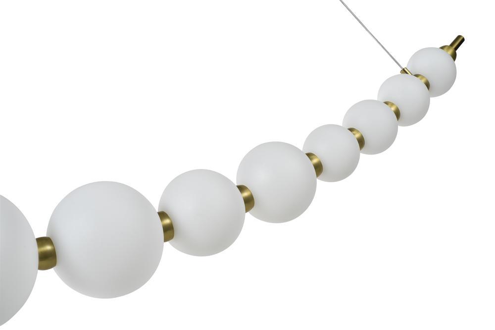 L:1360MM Pendant Chandelier Lamp Light Made of Metal+arylic Simple and Long Creative Wear-resistant and Corrosion-resistant · image 2