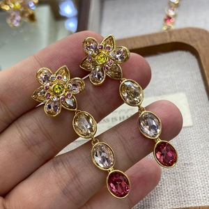 Pendentif <span class=keywords><strong>de</strong></span> Noël en argent sterling 925 original avec zircon doré, boucles d'oreilles <span class=keywords><strong>flocon</strong></span> <span class=keywords><strong>de</strong></span> <span class=keywords><strong>neige</strong></span>, perles pour bracelets et colliers DIY, cadeaux <span class=keywords><strong>de</strong></span> bijoux - Product Image 4