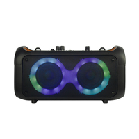 Altavoz Activo Bluetooth de 4'' con Luces LED, Sonido Envolvente y Bajos Potentes para Cine en Casa