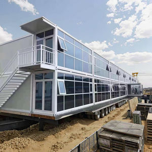 SKYLINE Modular Pré-fabricadas Container Casas com Principalmente Fachadas De Vidro Adequado para Uso Escritórios ou Hotéis Flatpack House - Product Image 5