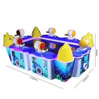 Machine de jeu d'arcade de pêche Ocean Hunting Fishing 55 pouces, 6 joueurs, pour enfants