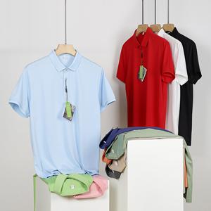 Camisas Unisex 100% Poliéster Especial Transpirable para Hombre con Logotipo Personalizado Impreso, Manga Corta, Cierre de Botones, Tejido de Punto - Product Image 3