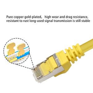 Liansu Linksup High Speed <strong>Vision</strong> Industrial Camera Ethernet <strong>Cable</strong> Cat6A/7 Network SFTP Rj45 8p With Lock Screw cat6A lan <strong>Cable</strong> - Product Image 4