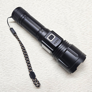 T9780 Rechargeable Aluminum Alloy Flashlight 181mm 800lm 6 Modes Telescopic Zoom Type C Charging - Product Image 2