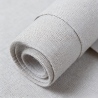 Toile vierge tendue sur châssis 28-320cm, rouleau de toile de lin grande taille haute densité non poreuse pour peinture acrylique et à l'huile, personnalisable