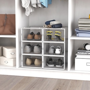 High Quality <strong>clear</strong> Transparent <strong>Shoe</strong> Storage Box / Foldable <strong>Shoe</strong> Organizer / Plastic <strong>Shoe</strong> Storage <strong>Boxes</strong> - Product Image 3