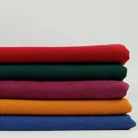 Kain French Terry Berat Sedang 100% Katun Combed, Kain Handuk Grosir, Fleece Ramah Lingkungan, Bernapas, untuk Kaos Anak Perempuan dan Laki-laki