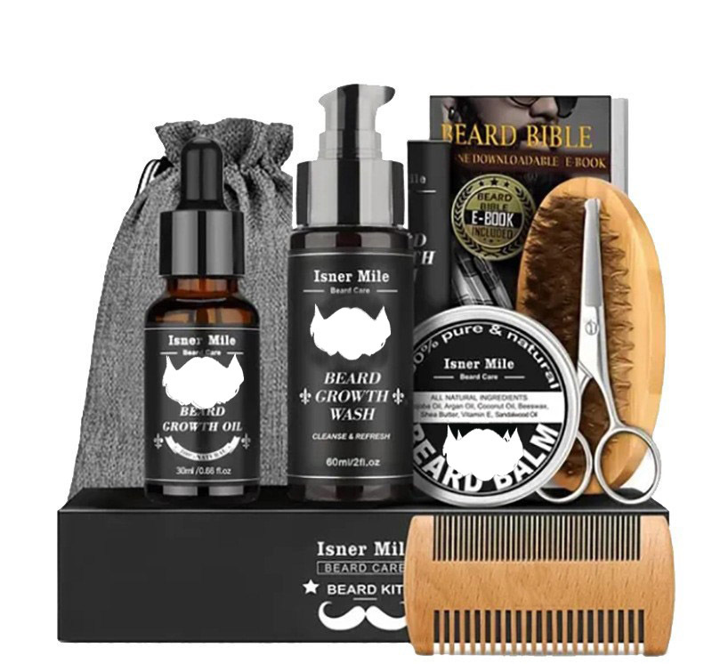 Ensemble de soins pour barbe 7 pièces