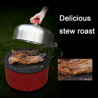 Prix de gros Barbecue portable facile à nettoyer Barbecue au charbon de bois antiadhésif Barbecue électrique sans fumée pour la maison
