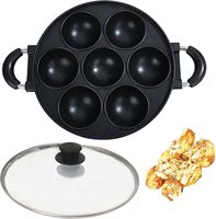 Moule à gaufres et à gâteaux à 4 trous avec logo personnalisé en gros, poêle à frire pour œufs
