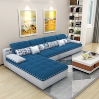 Ensemble de canapés sectionnels modernes et simples pour salon, unités grandes et petites avec technologie de mobilier complet pour appartement ou villa