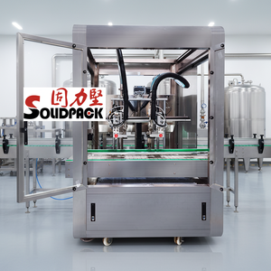 Máquina de llenado automática Solidpack con bomba de rotor de doble cabezal para gel de ducha, exfoliante corporal, crema y pasta - Product Image 1