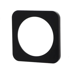 Placca da parete in vetro nero, 1 chiave, design moderno; ideale per controllare l'illuminazione e aggiungere un tocco decorativo. - Product Image 1