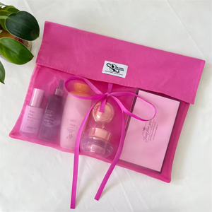 Bolsa de Algodón Personalizada con Ventana de Organza Transparente para Guardar Ropa, Cosméticos, Sujetadores y Ropa Interior - Product Image 1