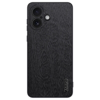 Coque de téléphone en cuir PU grain d'arbre pour Iphone 17 Air 16E 16 Plus 15 Pro Max 14 13 Pro 12 11 X XS Max XR 8 7 couverture de peau de téléphone arrière