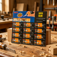 Prix d'usine, 12 pièces de colle instantanée super puissante 502, colle liquide multi-usages 502, super adhésif 3g