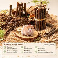 Serat Kayu Kulit Biji Buckwheat Enzim Biologis, Alas Tidur Hamster, Penghilang Bau, Pendingin, Penyerap Air, Bernapas, untuk Hewan Kecil