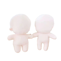 Poupée personnalisable vierge en peluche super douce avec rembourrage en coton PP, jouet anti-stress à personnaliser soi-même