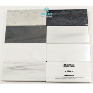 Composite và tinh khiết acrylic rắn bề mặt lớn slab hiện đại Countertop đá slab với 3D mô hình thiết kế thân thiện với môi không thấm nước - Product Image 3