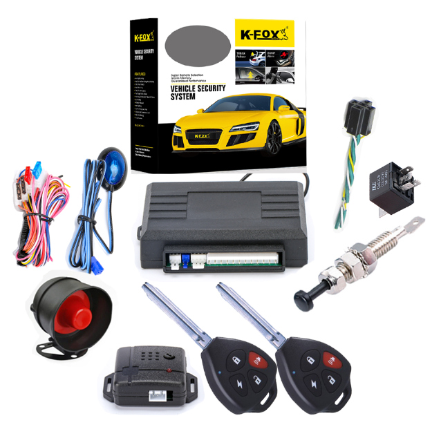 K-FOX Factory Car Jack Alarm Auto Electronics Keyless Entry System Lock Remote Control Dc Center Locking System for Car