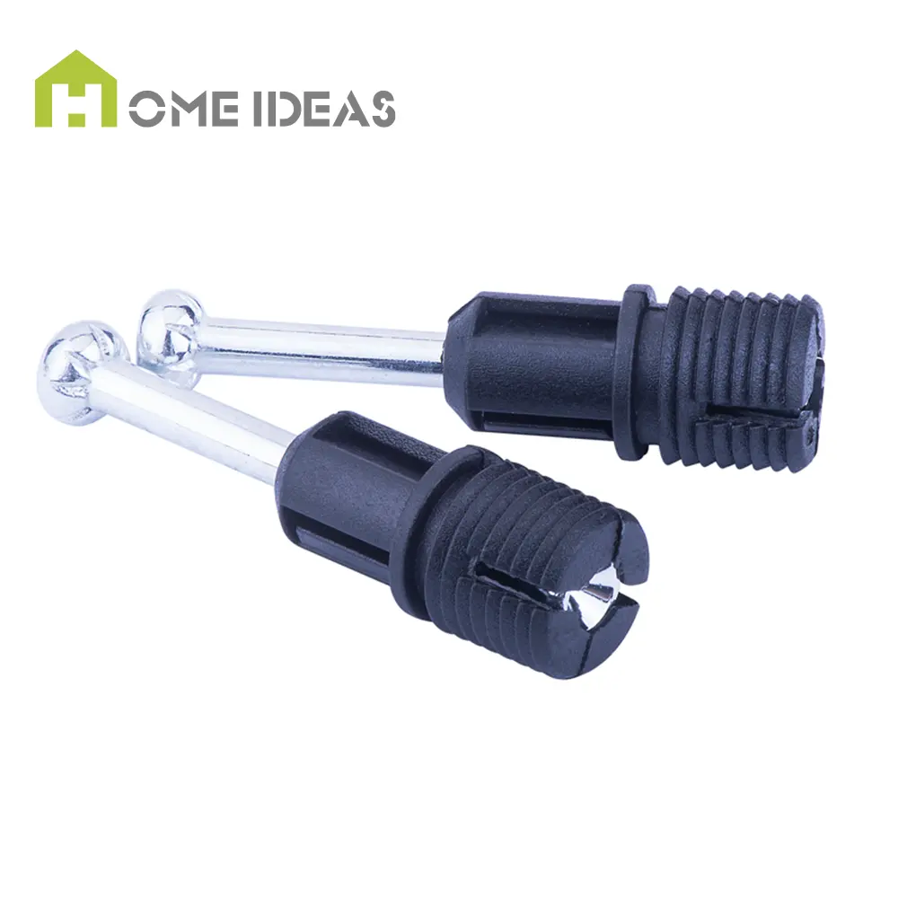 Factory Competitive Price Plastic Furniture Cabinet Cam Lock Mini Fix Dowel Connecting Rod Bolts