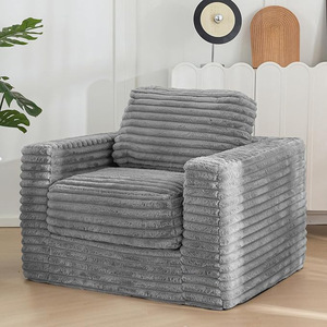 Sofá enrollable cuadrado transfronterizo, sellado al vacío y comprimido, con relleno de esponja de alta densidad, moldeado en una sola pieza, de tela artística cuadrada. - Product Image 3