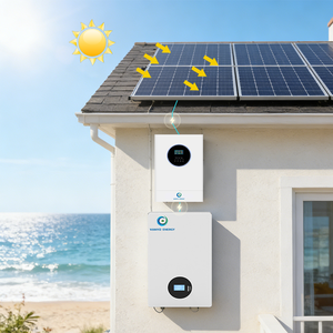 Inverter solare ibrido off-grid da 3kw 5KW 11kw 51.2V con regolatore di carica MPPT per sistema di accumulo energetico domestico - Product Image 3
