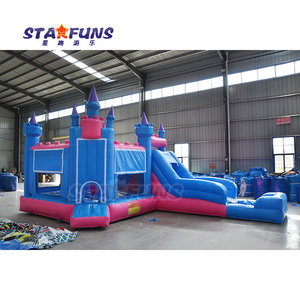 Kids Jumper Inflable Frozen Bouncer Bounce House Banners Comercial Tobogán de agua Combo Inflable Frozen Castle - Product Image 4