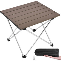 Table pliante portable légère pour pique-nique, barbecue, randonnée, camping, plage, parcs, jardins et activités de plein air