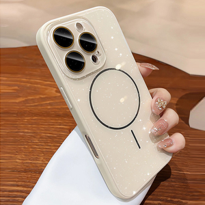 Custodia Lusso Glitterata 2026 per <span class=keywords><strong>iPhone</strong></span> 15 16 Plus 13 12 14 <span class=keywords><strong>11</strong></span> <span class=keywords><strong>Pro</strong></span> Max con Protezione <span class=keywords><strong>Fotocamera</strong></span> e Ricarica Wireless, <span class=keywords><strong>Cover</strong></span> PC per <span class=keywords><strong>iPhone</strong></span> 16 - Product Image 3