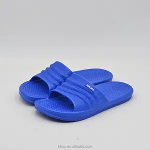 Sexy Frau blau Bad Slipper Gummi Männer Sandalen Luxus