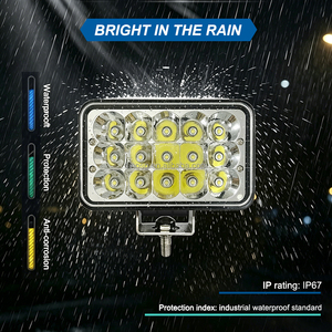 Nouveau phare LED SG 5 pouces 45W 9-32V à faisceau scellé, feux de croisement/route 6000K pour camions, motos, machines agricoles et de construction - Product Image 3