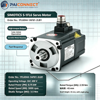 100% Original Siemens 1FL6044-1AF61-2LB1 SIMOTICS S-1FL6 Triphasé 0,75 kW 3000 tr/min 400 V IP65 avec frein pour SINAMICS V90