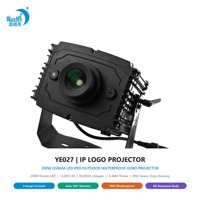 Projecteur de logo Bluemoon 200W IP65 avec DMX512 et angle sélectionnable pour discothèques, théâtres, locations, soirées, DJ, bars