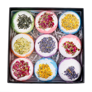 Boules de bain effervescentes relaxantes pour le corps et les pieds, à base de pétales de rose biologiques naturels <span class=keywords><strong>Olivee</strong></span>, à la vanille, déchlorantes, pour spa - Product Image 6