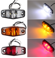 Feu de position latéral LED 12-24V pour camion, remorque, bus, lampe indicatrice de position universelle