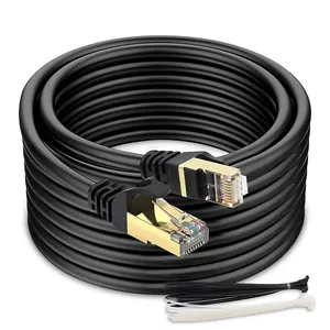 Cable Ethernet Cat7 de 100 pies de alta velocidad 10Gbps CMP Cable LAN de red para PS5 Router Modem Gaming