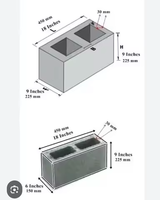 Machine de fabrication de blocs creux mobiles à haute compactation pour le recyclage des déchets de construction, hydraulique automatique pour béton