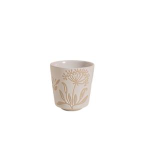 Ensemble de tasses à thé en céramique rustique peintes à la main, motif floral, tasse à café individuelle pour cadeaux - Product Image 3
