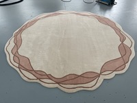 Tapis en laine tuftés à la main de luxe de haute qualité, design moderne, tapis de zone à poils moyens, résistants aux taches, écologiques