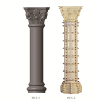 Reazone Colonnes décoratives en béton ABS personnalisées de haute précision, style piliers romains, pour usage extérieur, durée de vie de 3 ans