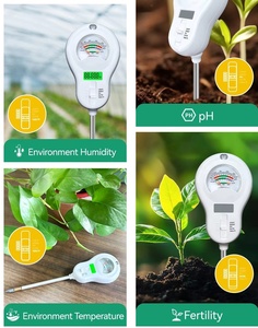 Nouveau Testeur de fertilité du sol 6-en-1 <span class=keywords><strong>2026</strong></span>, fourni par l'usine, avec sondes interchangeables pour la luminosité, l'humidité et le pH - Product Image 5