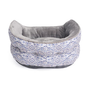 Elegante Flanell-Luxus-Hunde betten mit festem Muster, die Plüsch komfort für den Raum Ihrer Haustiere bieten - Product Image 4