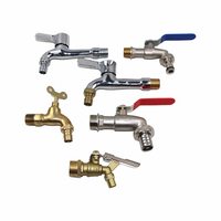 Personnalisé Nouveau Extérieur Doré Eau Bavoir Robinet Moderne En Acier Inoxydable Noyau Zinc Machine À Laver Robinet De Jardin En Laiton Cuivre Bibcock