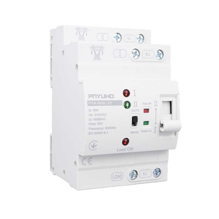 ViaGasaFamido Mini ATS Automatische Handmatige Overdrachtsschakelaar Huisgenerator