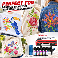 Imprimante DTF UV Kenteer 60 cm à 3 têtes I3200, machine d'impression de stickers et étiquettes en rouleau