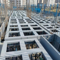 Panneaux modulaires réglables en acier allié haute résistance pour coffrage de béton, réutilisables pour la construction de murs, escaliers et colonnes